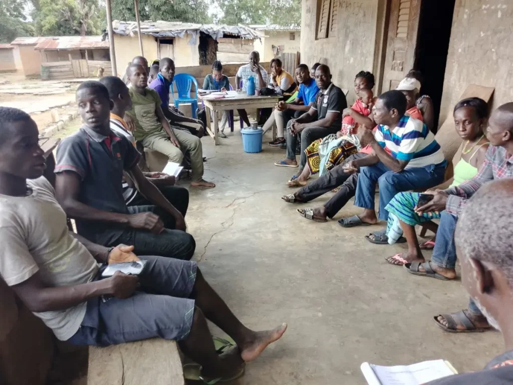 Restitution devant les participants